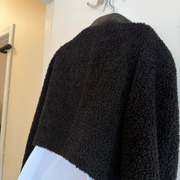 Gianni Versace Couture Fall/Winter 1994 Runway Black Cropped Boucle Jacket Sz S - Picture 12 of 16